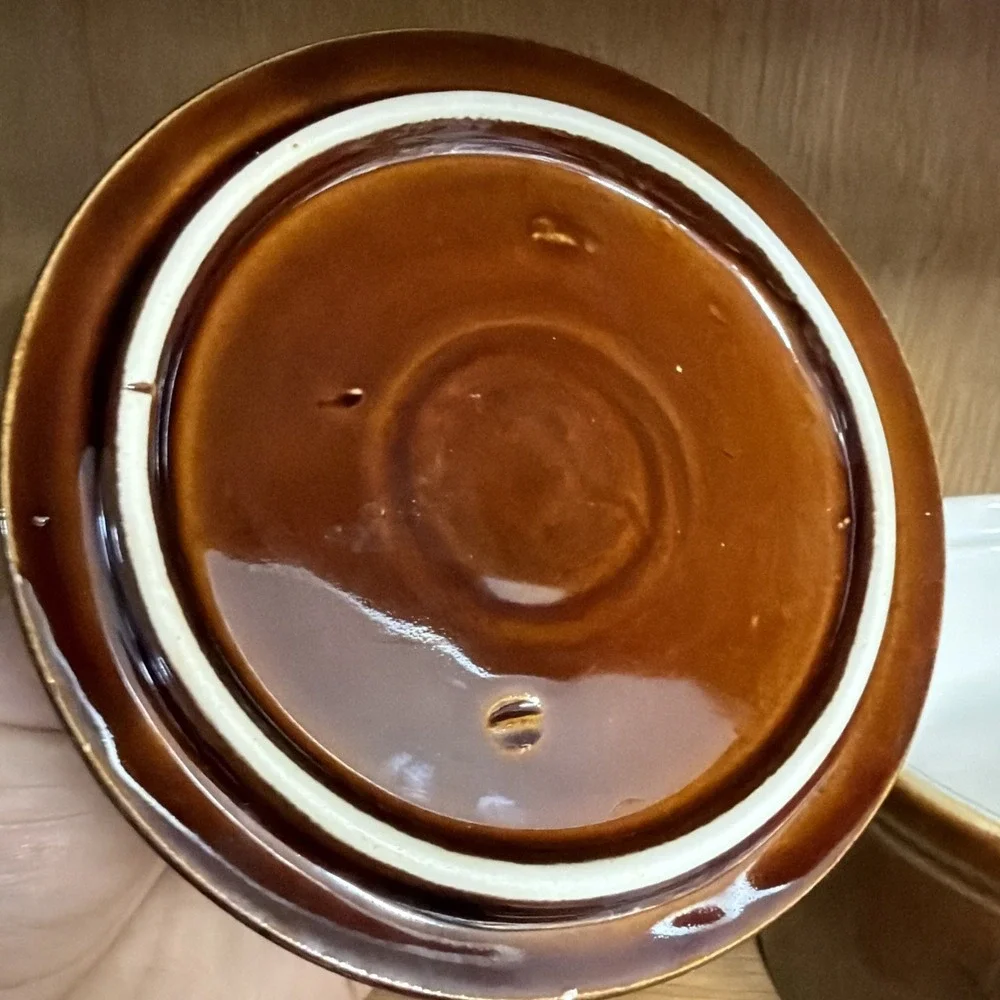 Villeroy & Boch Brown Round Casserole Dish Bakeware‎ Luxembourg Glazed Ceramic